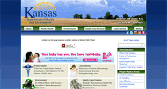 Desktop Screenshot of kdheks.gov